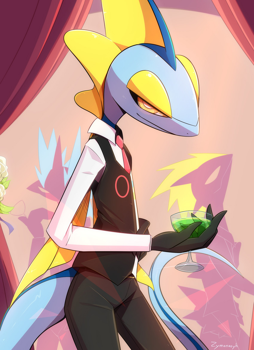 inteleon, toxtricity, and swatch (pokemon and 1 more) drawn by zymonasyh