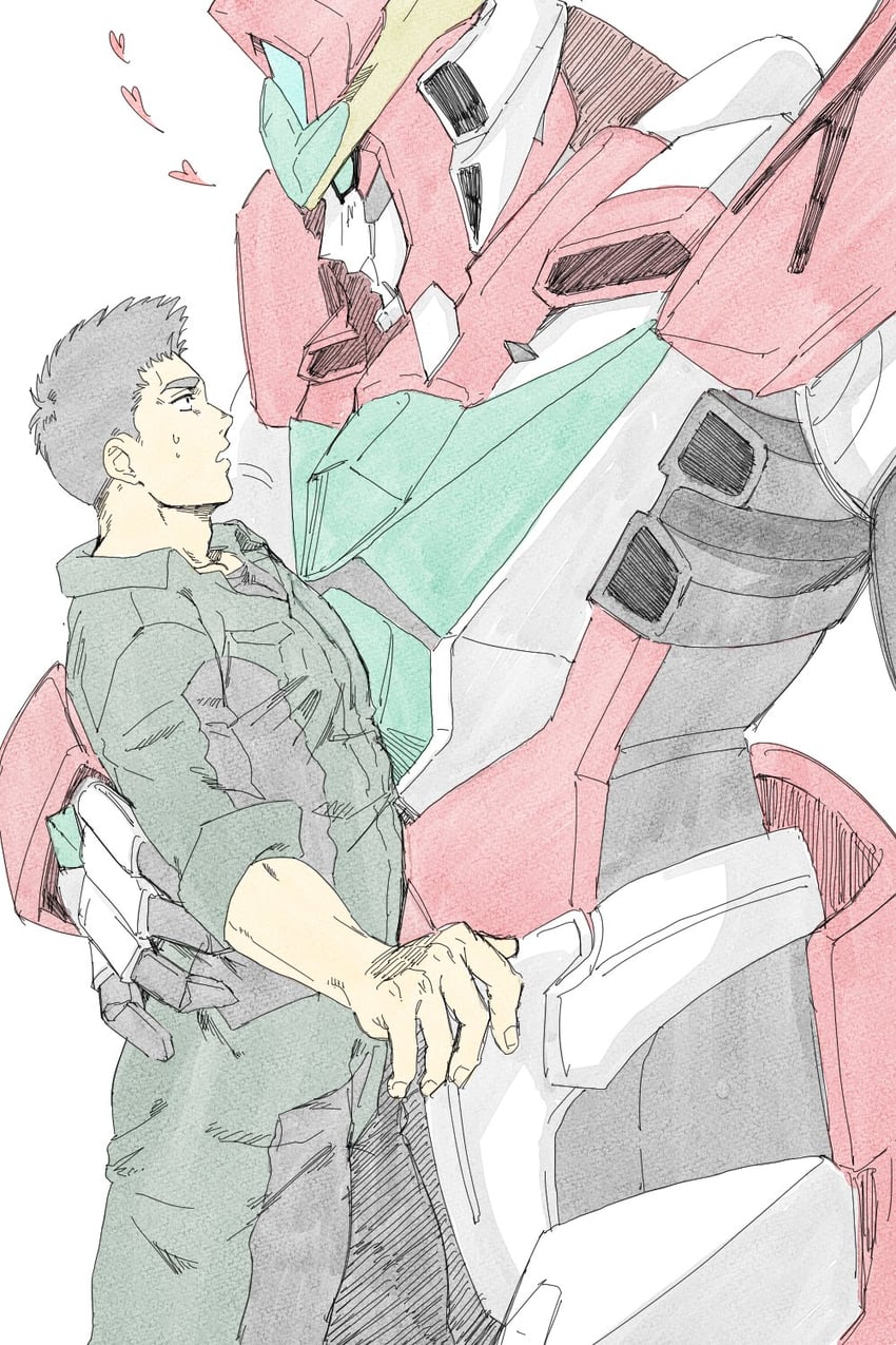 ao isami and bravern (yuuki bakuhatsu bang bravern) drawn by someko_(somekog)