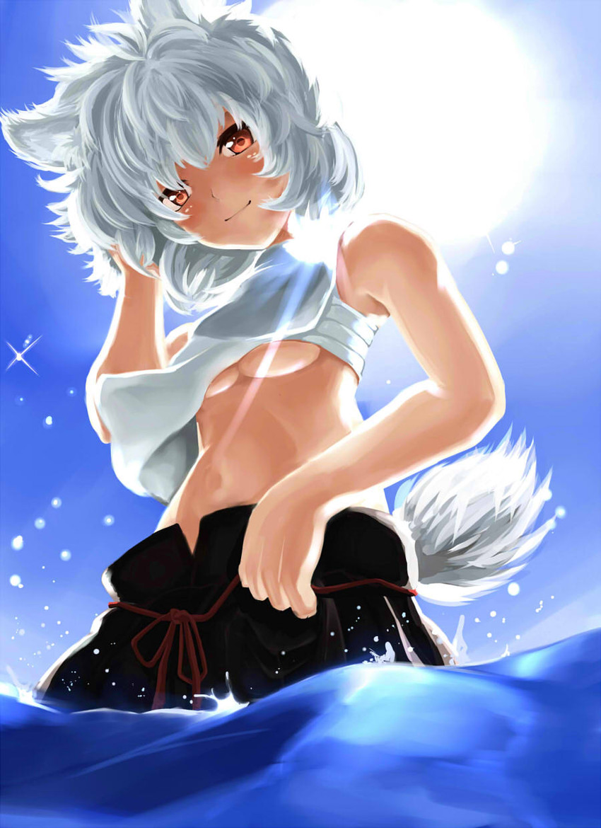 inubashiri momiji (touhou) drawn by shirorin_(ballet_girl's)
