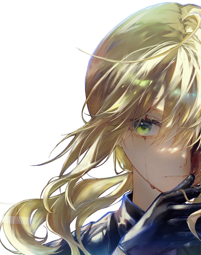 artoria pendragon and saber (fate and 1 more) drawn by nigiri