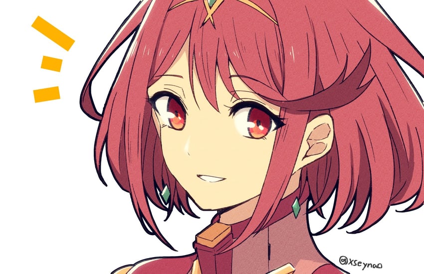pyra (xenoblade chronicles and 1 more) drawn by mochimochi_(xseynao)