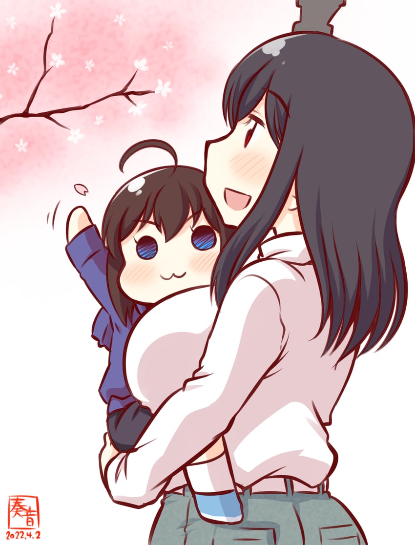shigure and yamashiro (kantai collection) drawn by kanon_(kurogane_knights)