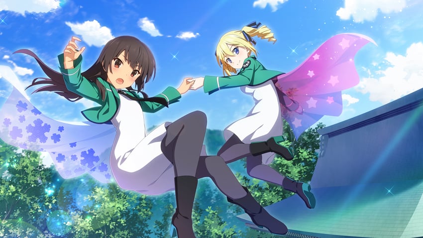 juujou hiyori and angelina kudou shields (toji no miko and 2 more)