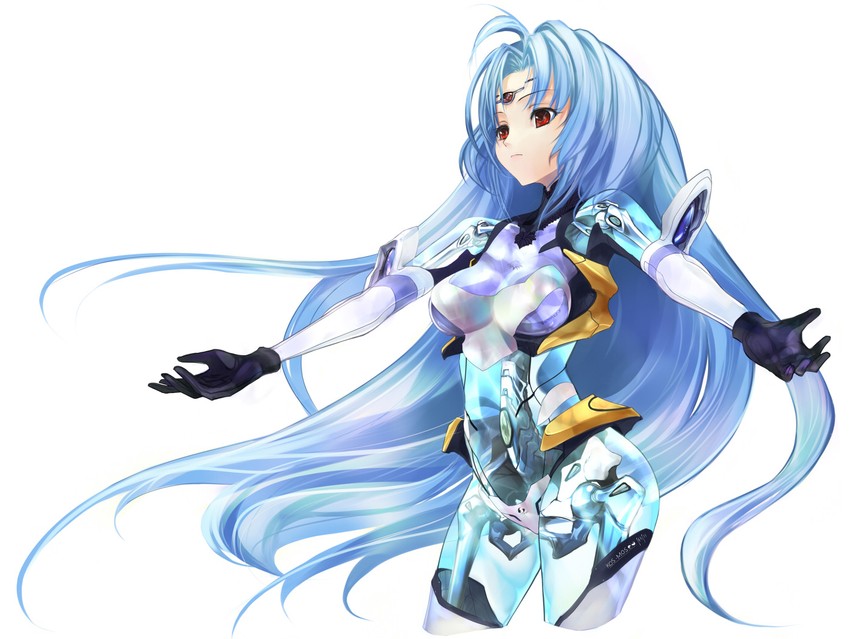 kos-mos (xenosaga and 1 more) drawn by pupps