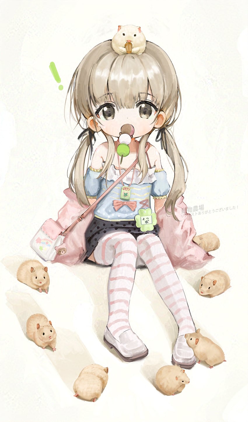 rilakkuma and blonde girl (original and 1 more) drawn by doubutsunoujyou