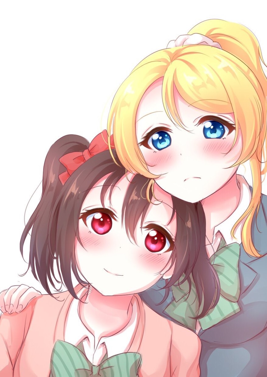 yazawa nico and ayase eli (love live! and 1 more) drawn by pipette1223
