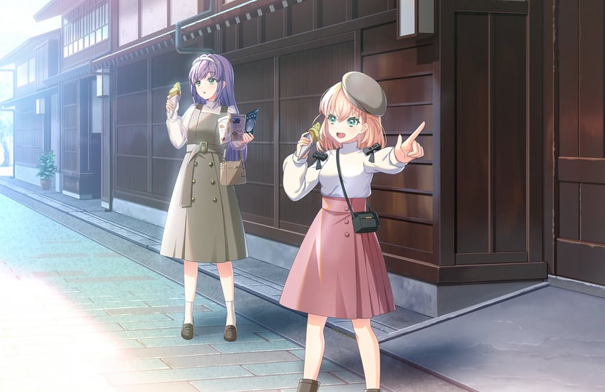 hinoshita kaho and otomune kozue (love live! and 1 more)