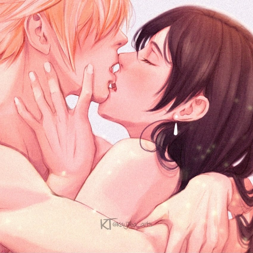 tifa lockhart and cloud strife (final fantasy and 1 more) drawn by lady_ktea