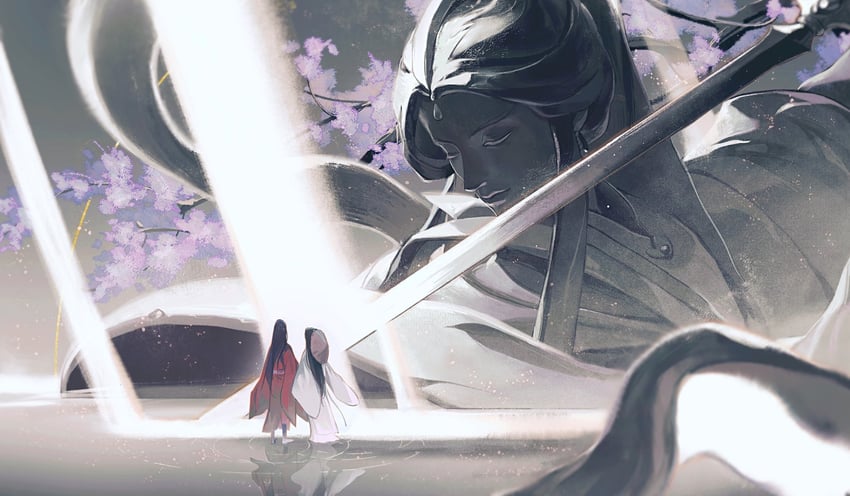 xie lian and hua cheng (tianguan cifu) drawn by amylingsang