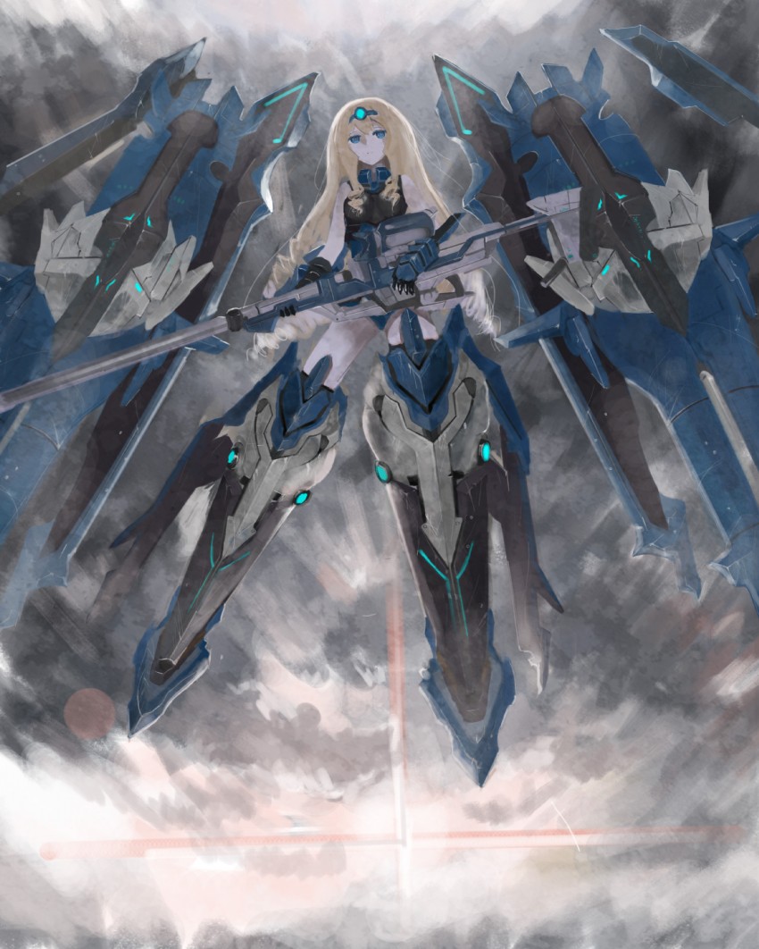 cecilia alcott and blue tears (infinite stratos) drawn by ran_(bukeranwu)