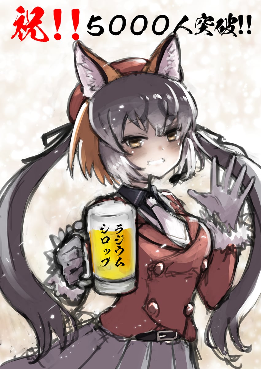 island fox (kemono friends and 1 more) drawn by gaga_(gamerakero)