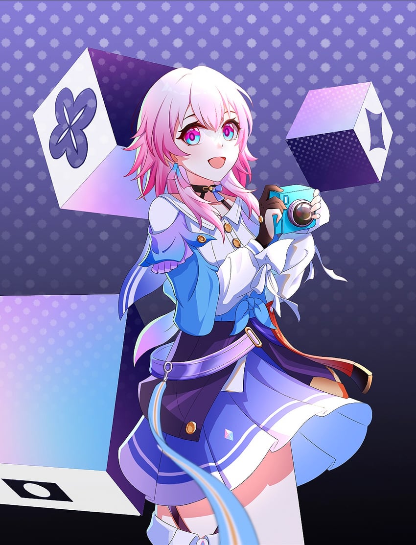 march 7th (honkai and 1 more) drawn by yiyiyi