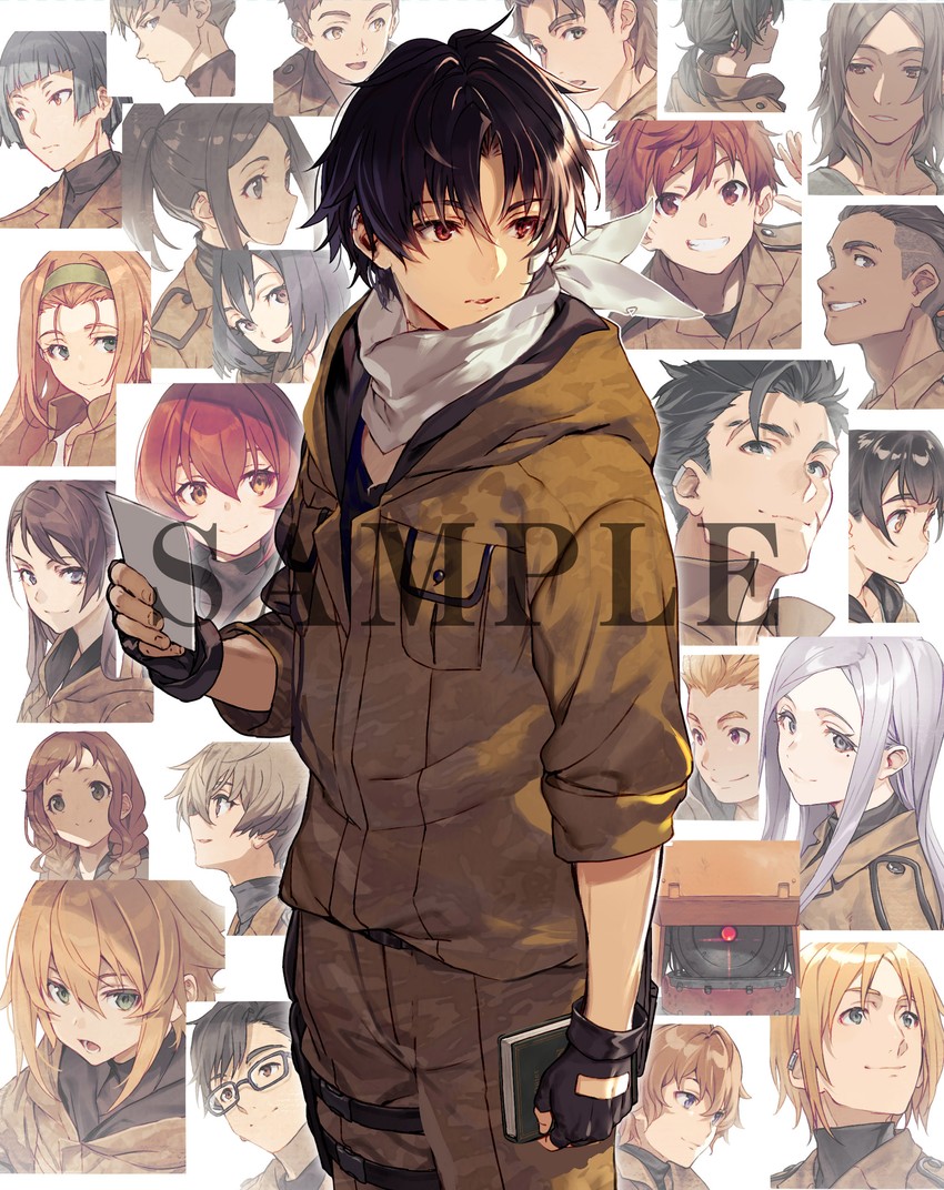 shinei nouzen, kurena kukumila, anju emma, theoto rikka, raiden shuga, and 20 more (86 -eightysix-) drawn by shirabi