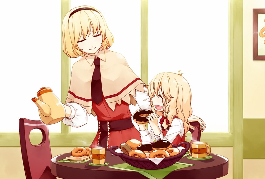 kirisame marisa and alice margatroid (touhou) drawn by sakuraba_yuuki