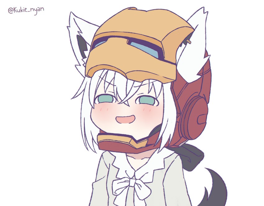 shirakami fubuki and iron man (hololive and 1 more) drawn by kukie-nyan