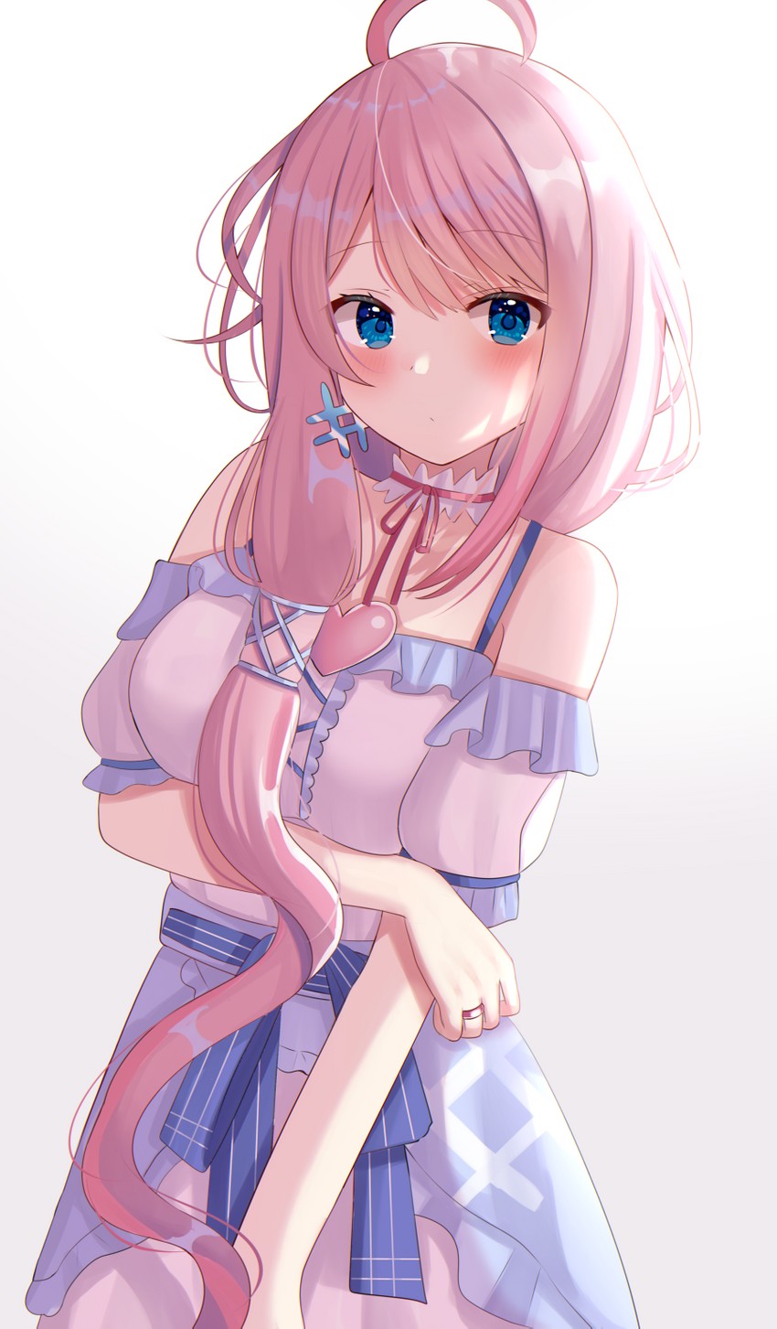 love=charmulet (kizuna ai inc. and 1 more) drawn by nibosi