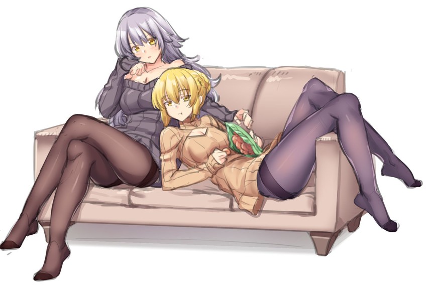 artoria pendragon, jeanne d'arc alter, and saber alter (fate and 1 more) drawn by shirokuma_a