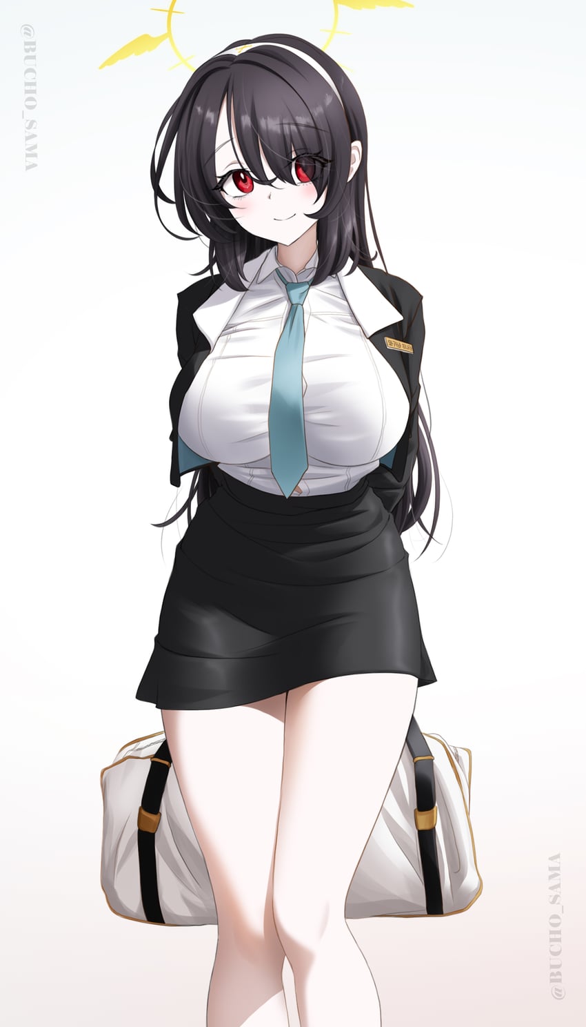 hinata (blue archive) drawn by bucho_sama