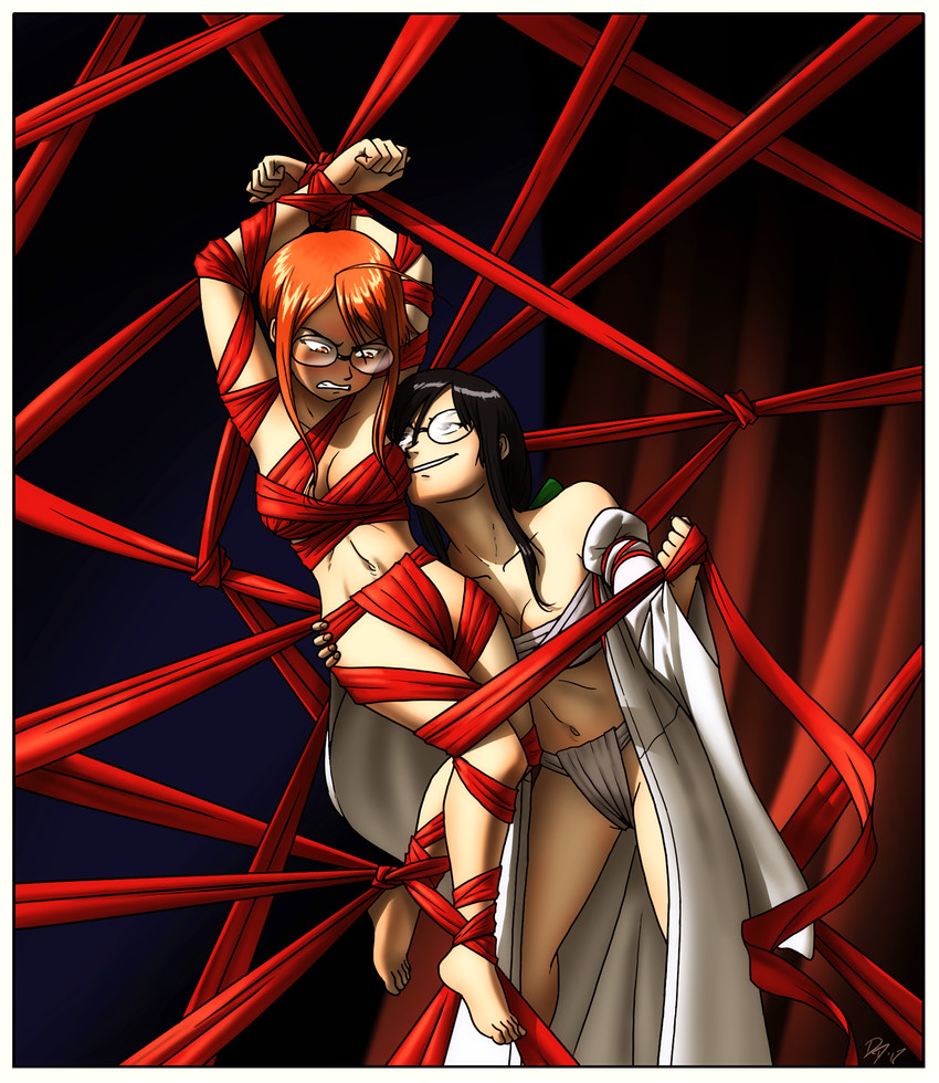 hasegawa chisame and amagasaki chigusa (mahou sensei negima!) drawn by east_coast_canuck