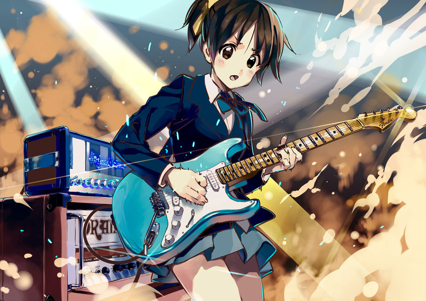 hirasawa ui (k-on! and 1 more) drawn by gaou_(umaiyo_puyoman)