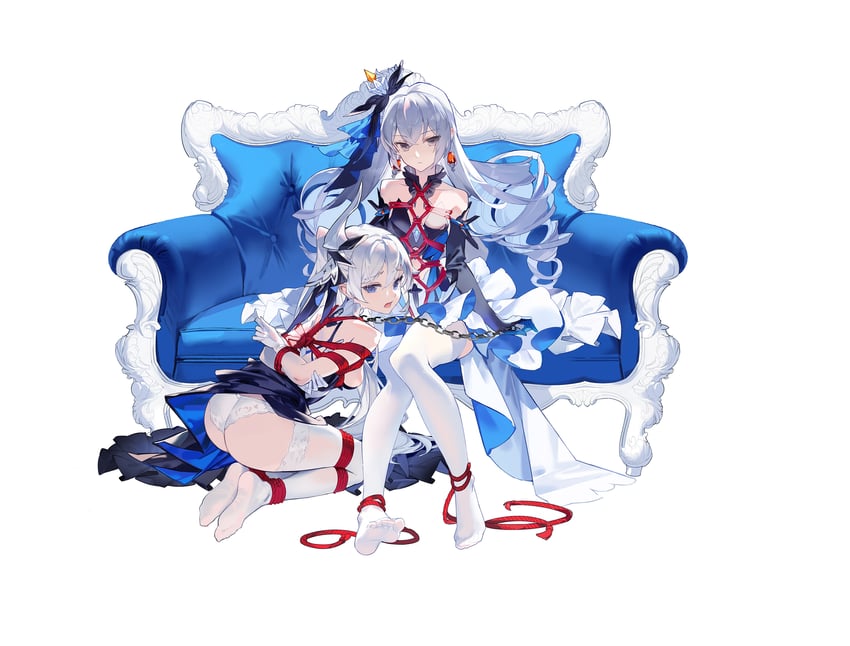 bronya zaychik and theresa apocalypse (honkai and 1 more) drawn by x-red_flower