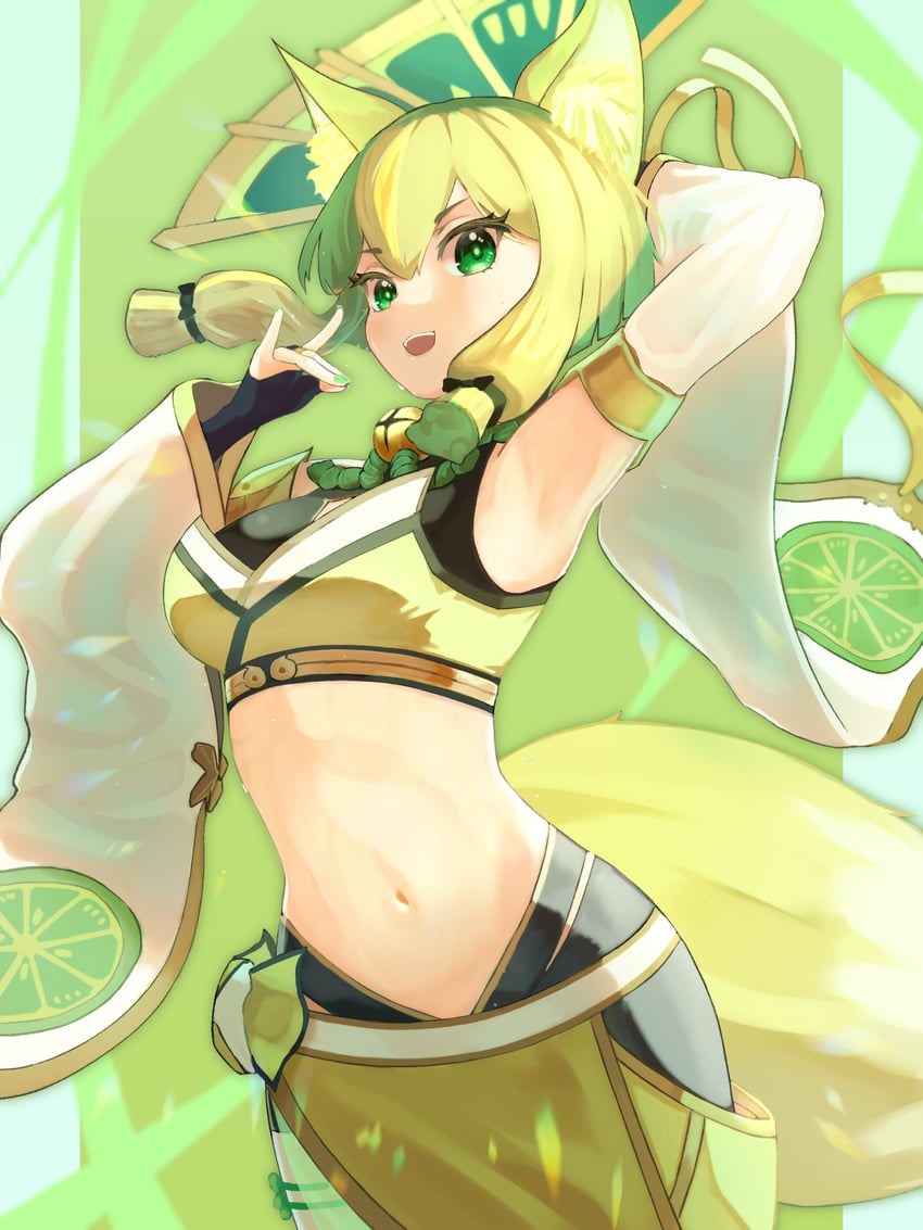 hu-li the jewel mikanko (yu-gi-oh!) drawn by tongari_kin