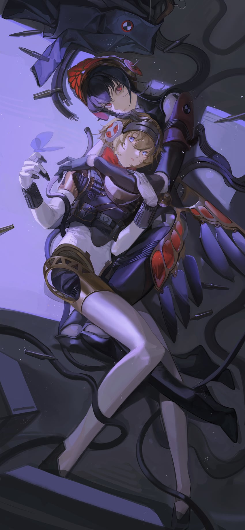 aigis and metis (persona and 3 more) drawn by sin_node