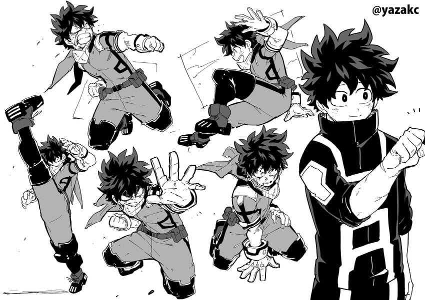 midoriya izuku (boku no hero academia) drawn by yazaki_(yazakc)