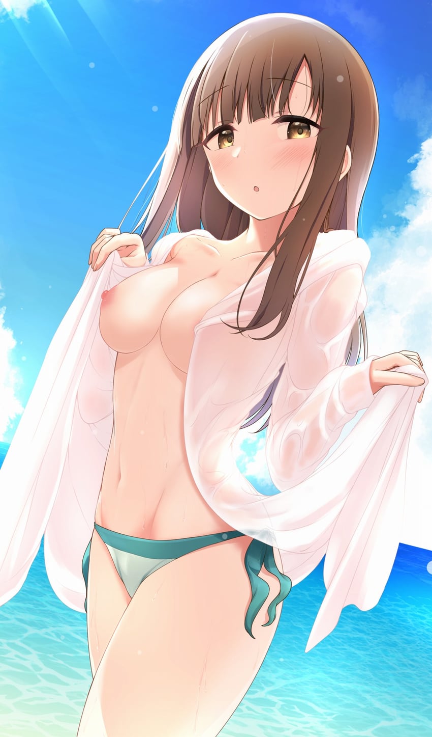 mizumoto yukari (idolmaster and 1 more) drawn by akisaka_yamoka