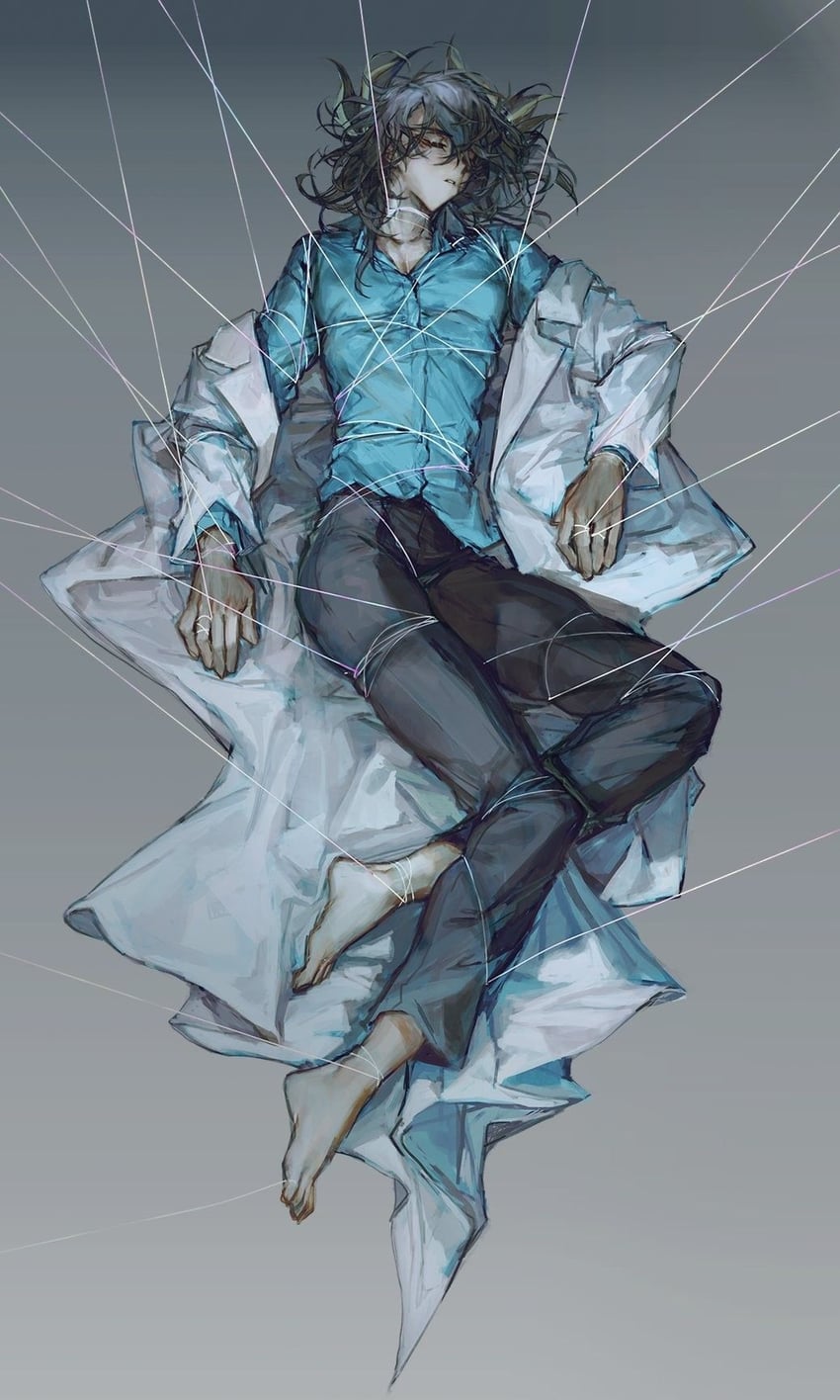 fudo yusei (yu-gi-oh! and 1 more) drawn by momentcorefly