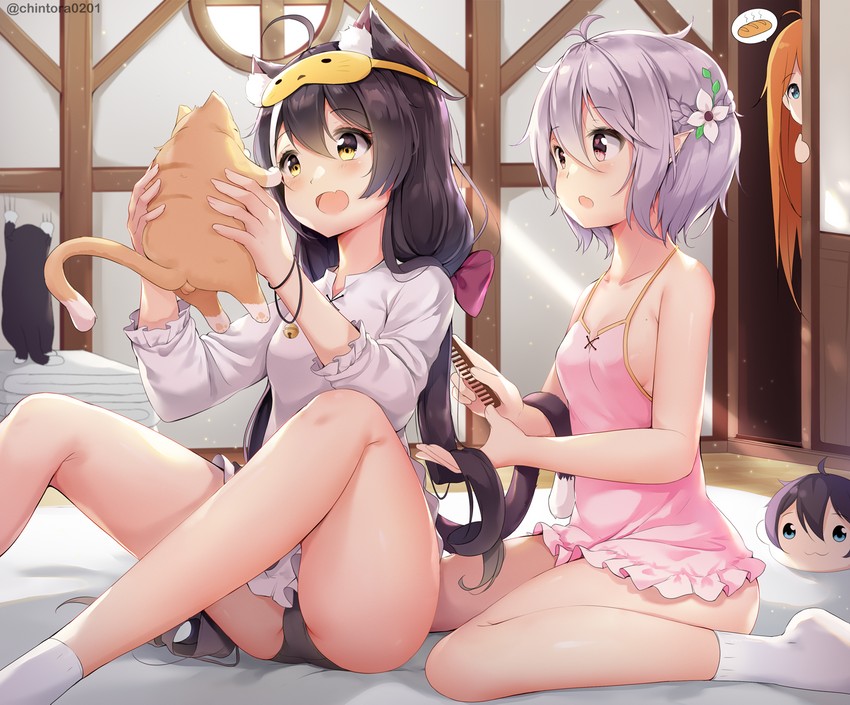 karyl, kokkoro, pecorine, and yuuki (princess connect!) drawn by chintora0201