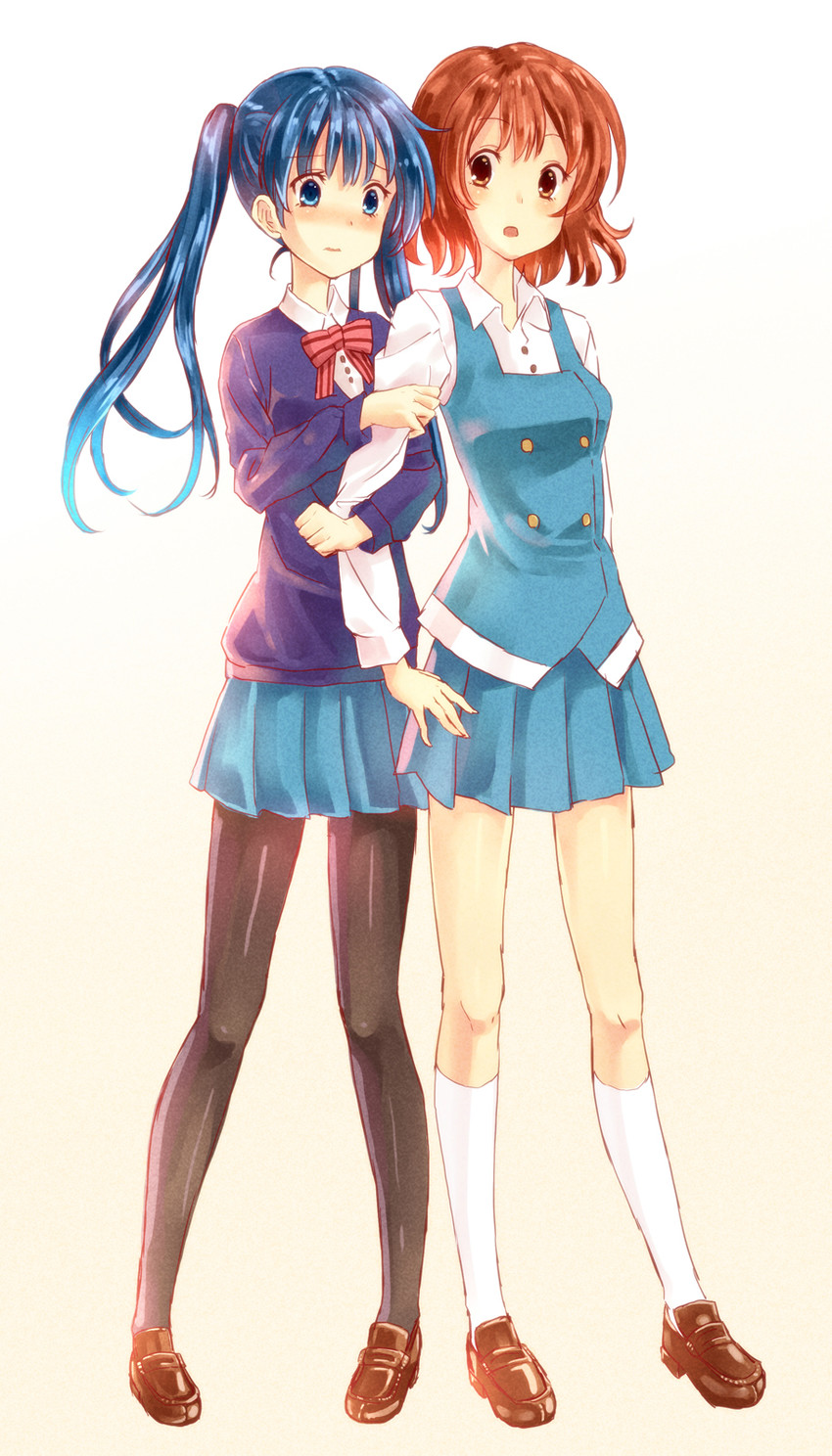 komichi aya and inokuma youko (kin-iro mosaic) drawn by ryokucha_manma