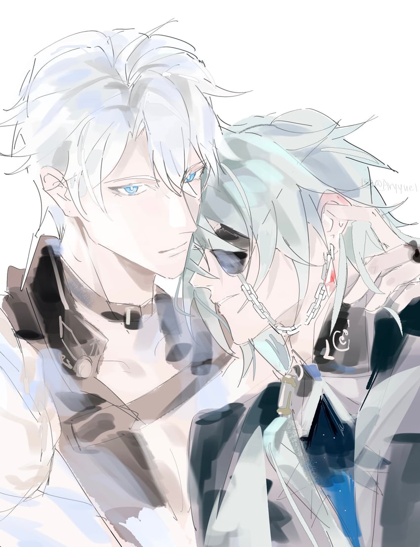 phainon and anaxa (honkai and 1 more) drawn by aryyue