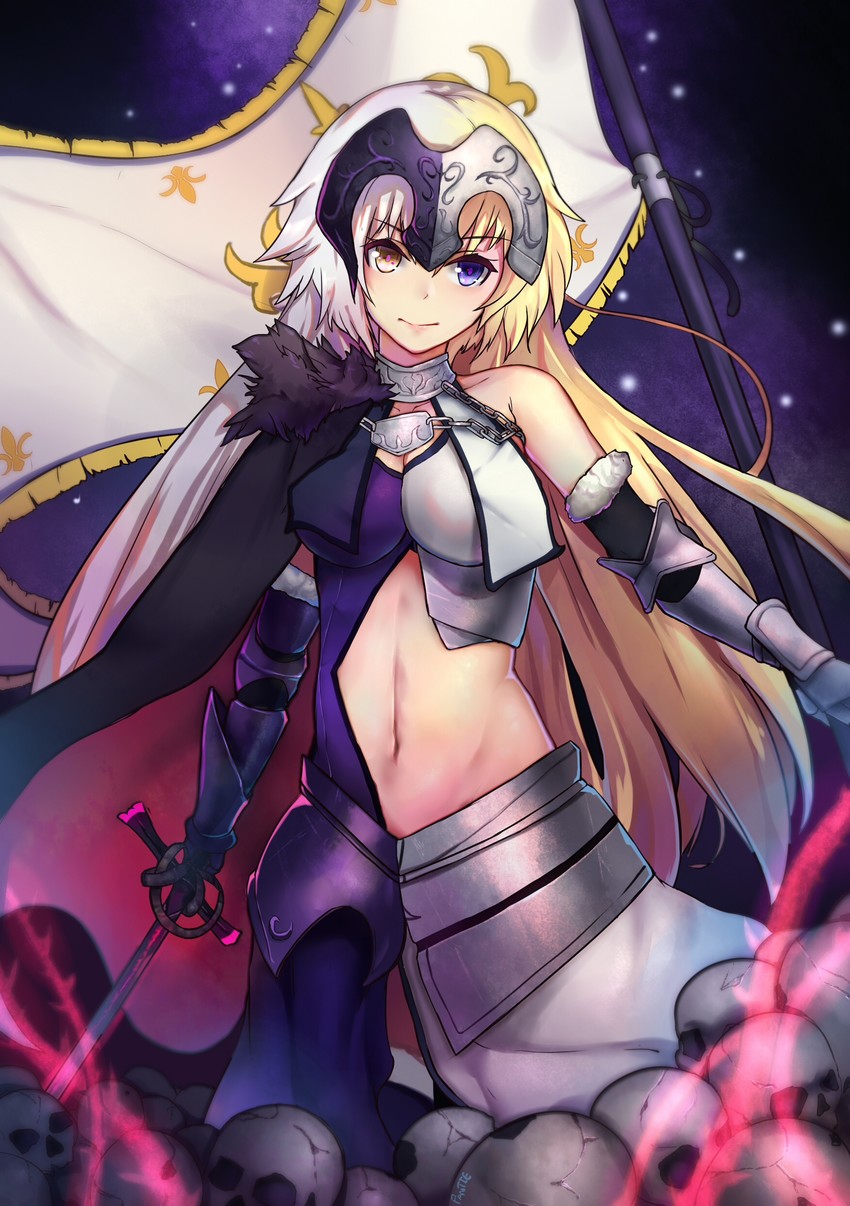 jeanne d'arc and jeanne d'arc alter (fate and 1 more) drawn by pantie_painting