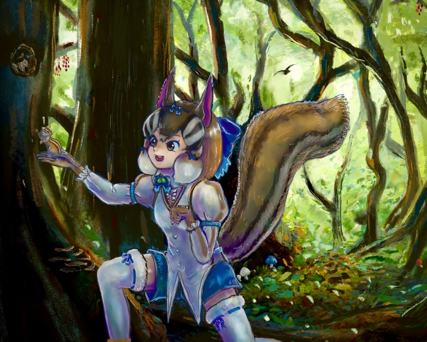 siberian chipmunk (kemono friends and 1 more) drawn by kani_misomiso