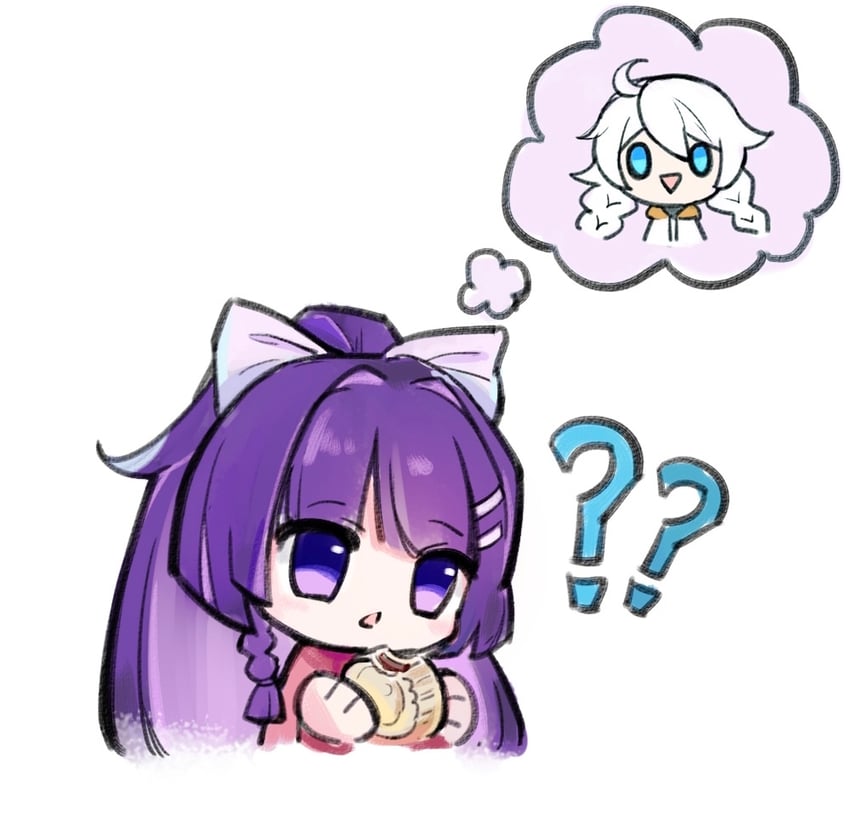 kiana kaslana and raiden mei (honkai and 1 more) drawn by qingqingxiaoo