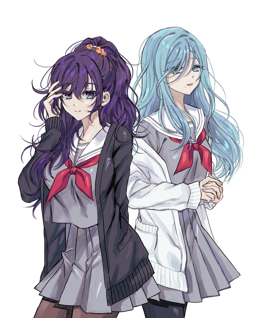 asahina mafuyu and hinomori shizuku (project sekai) drawn by mafuyusdil