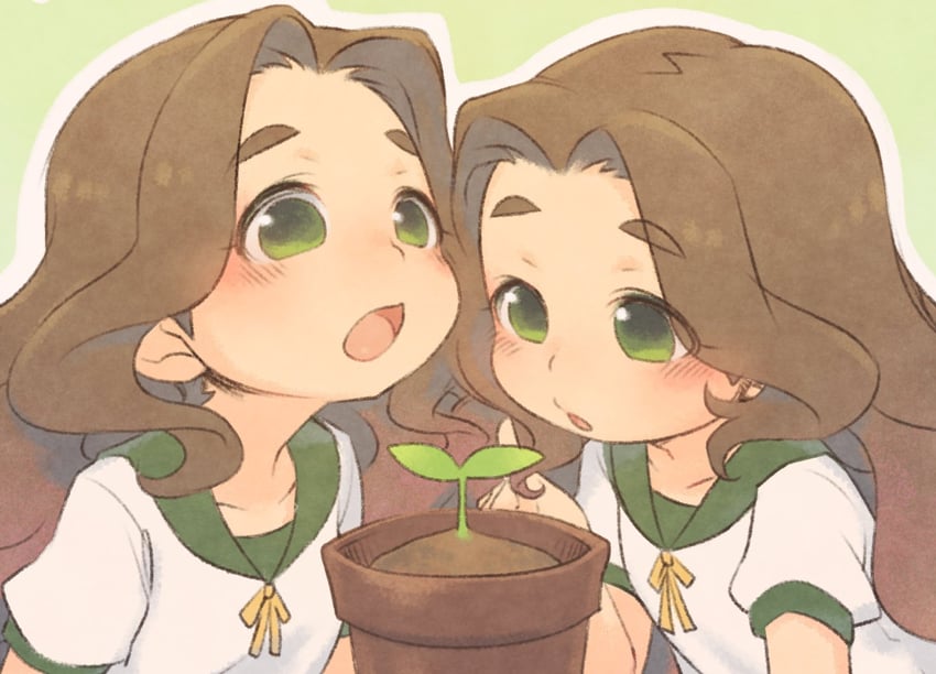 kusakabe wakaba (idolmaster and 1 more) drawn by enuma_(uma-festival)