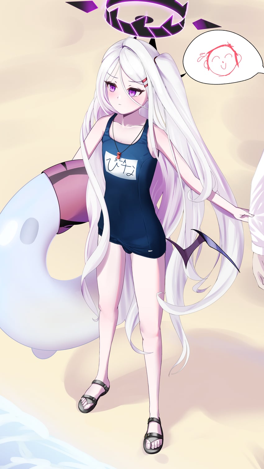 sensei, doodle sensei, and hina (blue archive) drawn by garados_(limmjiiiminnn99)