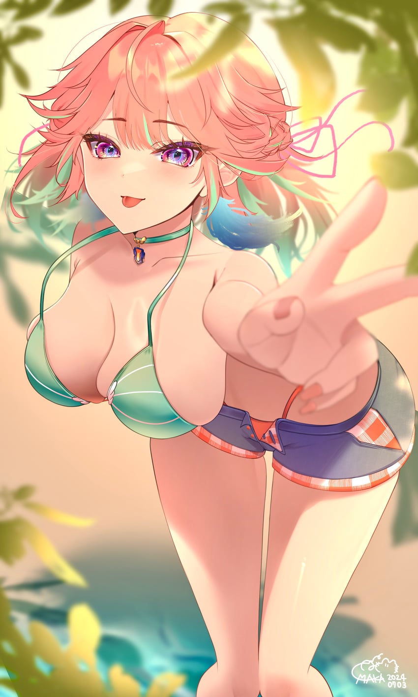 takanashi kiara (hololive and 1 more) drawn by maka_aratame