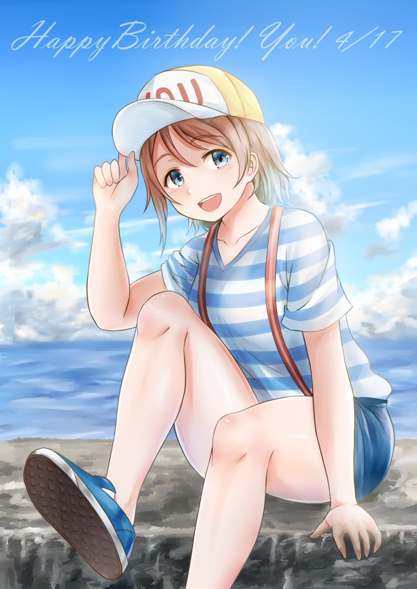watanabe you (love live! and 1 more) drawn by rama_(yu-light8)