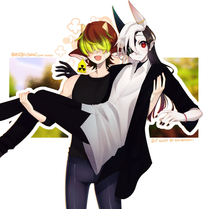 ranboo and tubbo (minecraft and 2 more) drawn by magurosnacks