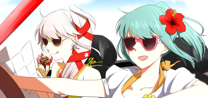 yuubari and yura (kantai collection) drawn by morinaga_miki