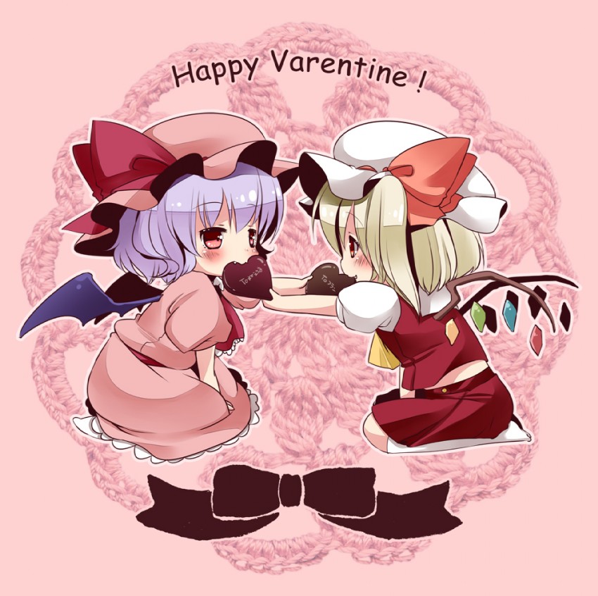 remilia scarlet and flandre scarlet (touhou) drawn by irori