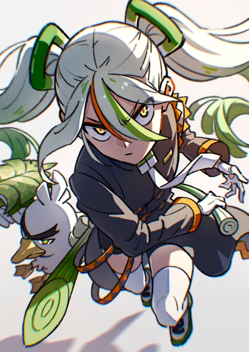hatsune miku, sirfetch'd, and fighting miku (pokemon and 2 more) drawn by mele_ck