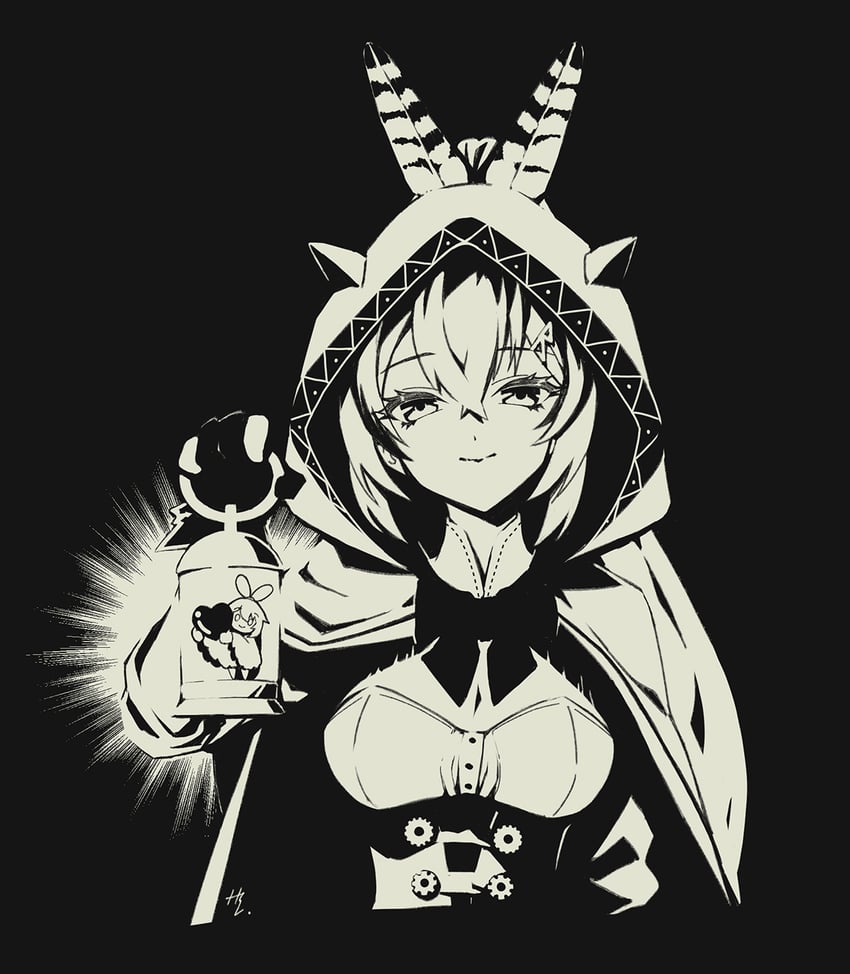 nanashi mumei (hololive and 2 more) drawn by taka_t