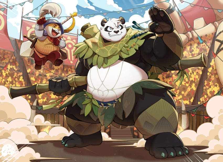 chippy and pang (afk and 1 more) drawn by uwsponge