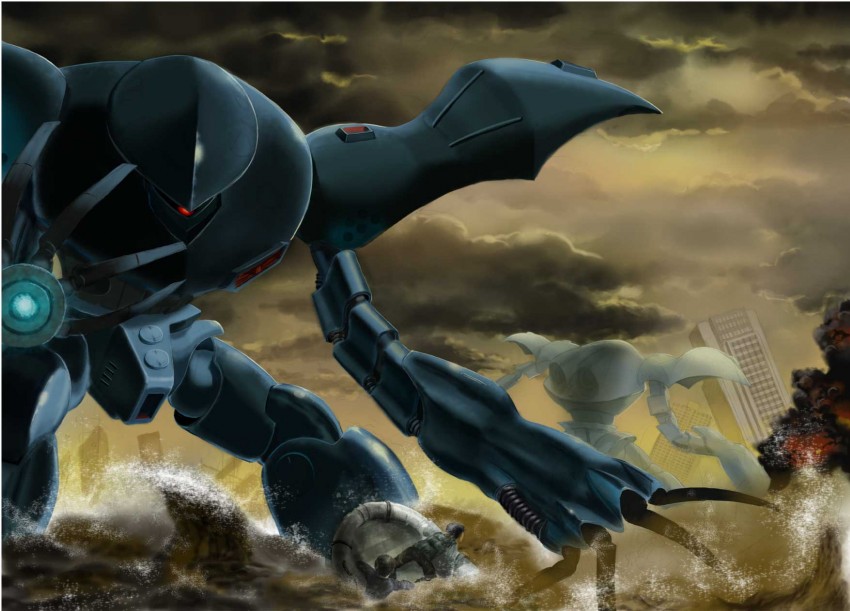hygogg (gundam and 1 more) drawn by edamame_yasan