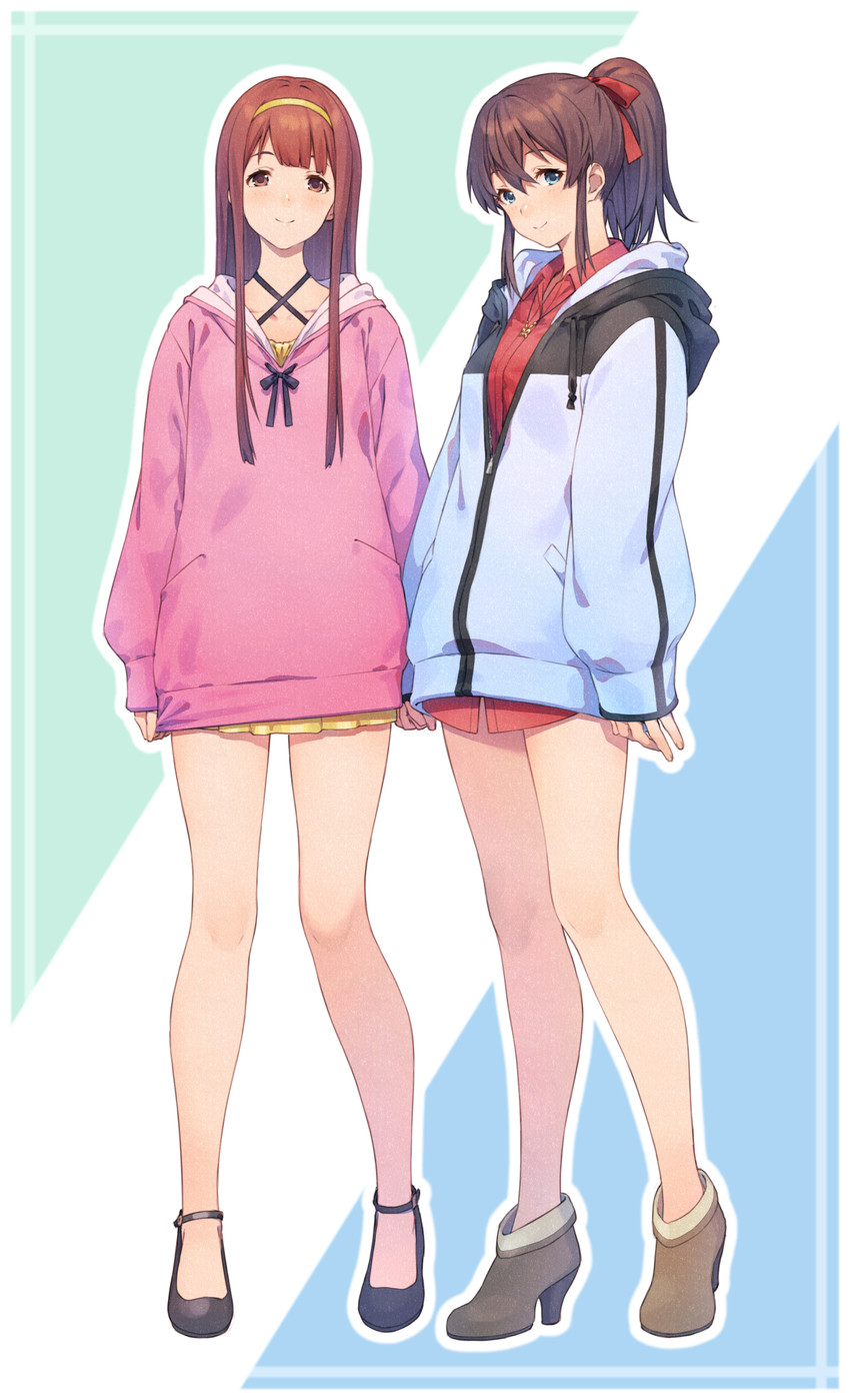 satake minako and tanaka kotoha (idolmaster and 1 more) drawn by nanaran