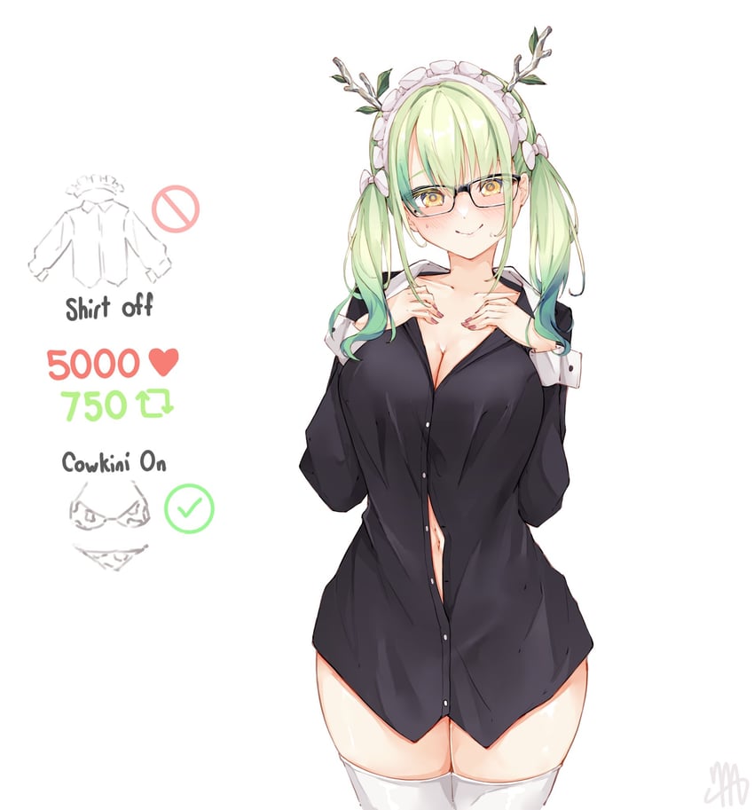ceres fauna (hololive and 1 more) drawn by ma_draws